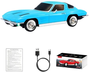 WSTER WS-1969 Classic Sports Coupe Bluetooth Speaker (Blue) | Classic Sports Coupe Design, HD Sound & TWS Stereo, FM Radio & USB/TF Playback, LED Lights, Built-In Mic WSTER WS-1969 Classic Sports Coupe Bluetooth Speaker (Blue) | Classic Sports Coupe Design, HD Sound & TWS Stereo, FM Radio & USB/TF Playback, LED Lights, Built-In Mic