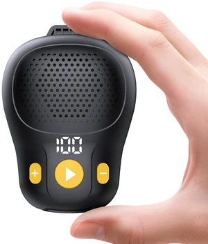 Wearable Bluetooth Speaker, Clip-On Speaker with Mic, IP56 Waterproof | Clip Speaker Up to18-Hour Battery Life, Hands-Free Music/Calls, Portable Clip Design, Mini Speaker for Work/Outdoor Wearable Bluetooth Speaker, Clip-On Speaker with Mic, IP56 Waterproof | Clip Speaker Up to18-Hour Battery Life, Hands-Free Music/Calls, Portable Clip Design, Mini Speaker for Work/Outdoor