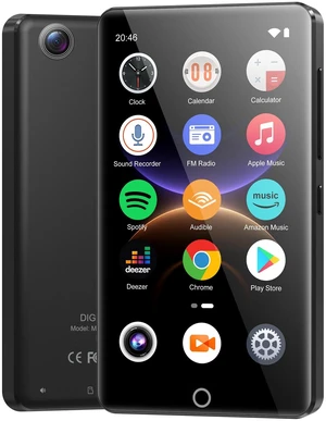Android MP3 Player with Camera, Bluetooth & WiFi, 16GB, Black | 4" Touch Screen MP4 Music Player with Speaker, Spotify, Audible, Amazon Music, Google Play Store, Expand to 1TB Android MP3 Player with Camera, Bluetooth & WiFi, 16GB, Black | 4" Touch Screen MP4 Music Player with Speaker, Spotify, Audible, Amazon Music, Google Play Store, Expand to 1TB