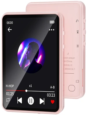 Tengsen MP3 Player with Bluetooth 5.3,Touch Screen&Speaker,64GB Pink | 2.4" Music Player with FM Radio, E-book, 4 Playback Modes and MicroSD Expansion up to 128GB for Sports, Travel and Daily Use Tengsen MP3 Player with Bluetooth 5.3,Touch Screen&Speaker,64GB Pink | 2.4" Music Player with FM Radio, E-book, 4 Playback Modes and MicroSD Expansion up to 128GB for Sports, Travel and Daily Use