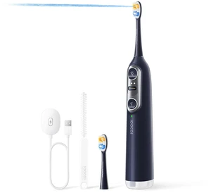 Soocas NEOS II Electric Toothbrush with Water Flosser Combo, Dark Violet | 2-in-1 brushing and flossing for daily gum care and braces, space-saving, 30-day battery, portable, rechargeable, waterproof Soocas NEOS II Electric Toothbrush with Water Flosser Combo, Dark Violet | 2-in-1 brushing and flossing for daily gum care and braces, space-saving, 30-day battery, portable, rechargeable, waterproof