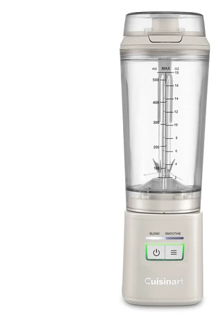 Cuisinart Cordless Rechargeable Portable Blender for Smoothies & Shakes, Personal Smoothie, Compact For Travel, On-the-Go Use, Tan, PBL-100 Cuisinart Cordless Rechargeable Portable Blender for Smoothies & Shakes, Personal Smoothie, Compact For Travel, On-the-Go Use, Tan, PBL-100