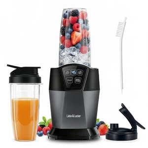 Liebe&Lecker Personal Blender, 1200 Peak Watts Smoothie Blender for Kitchen | Countertop Blenders with 6-Leaf Blade, Two 28-oz To-Go Cups & Spout Lids for Frozen Drinks, Meal Prep, Zero BPA Liebe&Lecker Personal Blender, 1200 Peak Watts Smoothie Blender for Kitchen | Countertop Blenders with 6-Leaf Blade, Two 28-oz To-Go Cups & Spout Lids for Frozen Drinks, Meal Prep, Zero BPA