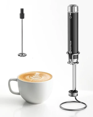 Maestri House Barista-Grade Milk Frother, LunaFro Art Rechargeable Handheld Frother with Stepless Speed Control, Silicone Dot-Pad with IPX6 Waterproof, Latte Art-Level Microfoam for Latte & Flat White Maestri House Barista-Grade Milk Frother, LunaFro Art Rechargeable Handheld Frother with Stepless Speed Control, Silicone Dot-Pad with IPX6 Waterproof, Latte Art-Level Microfoam for Latte & Flat White