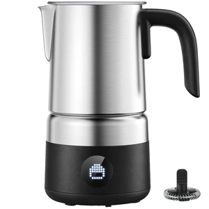 AMZCHEF 8-in-1 Electric Milk Frother and Steamer 600W, 17oz Large Pitcher | Automatic Warm and Cold Foam Maker for Latte, Cappuccino, Coffee & Hot Chocolate, Smart Touch Control, Dishwasher Safe AMZCHEF 8-in-1 Electric Milk Frother and Steamer 600W, 17oz Large Pitcher | Automatic Warm and Cold Foam Maker for Latte, Cappuccino, Coffee & Hot Chocolate, Smart Touch Control, Dishwasher Safe