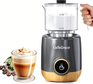 8-in-1 Milk Frother and Steamer, 20 oz / 600 ml Large Capacity Warm and Cold Foam Maker and Milk Warmer for Coffee, Latte, Hot Chocolate, Glass & Stainless Steel Pitcher 8-in-1 Milk Frother and Steamer, 20 oz / 600 ml Large Capacity Warm and Cold Foam Maker and Milk Warmer for Coffee, Latte, Hot Chocolate, Glass & Stainless Steel Pitcher
