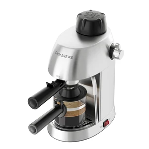 CASABREWS 3.5 Bar 4 Cup Espresso Cappuccino Machine with Milk Frother | Stainless Steel, Milk Frother, Dual Safety Switches, 800W, Compact for Home, Brew Espresso, Latte, Cappuccino, Iced Coffee CASABREWS 3.5 Bar 4 Cup Espresso Cappuccino Machine with Milk Frother | Stainless Steel, Milk Frother, Dual Safety Switches, 800W, Compact for Home, Brew Espresso, Latte, Cappuccino, Iced Coffee
