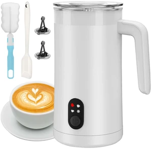CookSwift Milk Frother, 4-in-1 Milk Steamer and Frother, 13.5oz, White | Large Capacity Electric Milk Steamer, Hot & Cold Foam Maker and Milk Warmer, Frother for Coffee, Latte, Cappuccino, Macchiato CookSwift Milk Frother, 4-in-1 Milk Steamer and Frother, 13.5oz, White | Large Capacity Electric Milk Steamer, Hot & Cold Foam Maker and Milk Warmer, Frother for Coffee, Latte, Cappuccino, Macchiato