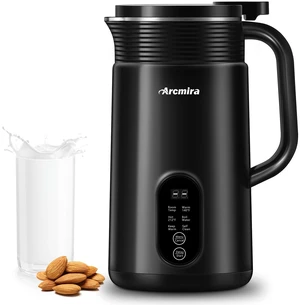 Arcmira 6 in 1 Nut Milk Maker Machine, 20oz(600ml) Soy Milk Maker Machine | Blender for Homemade Almond/Soy/Oat/Plant-Based/Non-Dairy Beverages, Almond Milk Maker, Delay Start/Boil Water/Keep Warm Arcmira 6 in 1 Nut Milk Maker Machine, 20oz(600ml) Soy Milk Maker Machine | Blender for Homemade Almond/Soy/Oat/Plant-Based/Non-Dairy Beverages, Almond Milk Maker, Delay Start/Boil Water/Keep Warm