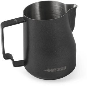 MHW-3BOMBER Milk Frothing Pitcher 12oz Milk Frother Cup Espresso Steaming Pitcher Stainless Steel Milk Frother Cup Barista Latte Art Round Spout Milk Jug, Black P6007MB-OS MHW-3BOMBER Milk Frothing Pitcher 12oz Milk Frother Cup Espresso Steaming Pitcher Stainless Steel Milk Frother Cup Barista Latte Art Round Spout Milk Jug, Black P6007MB-OS