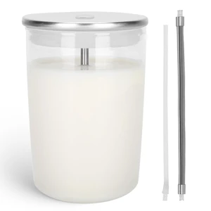 Glass Milk Container for Jura & Stainless Steel Milk Pipe Casing with HP3 Adapter, Compatible with Jura Coffee Machine Models: Z8, Z6, J6, S8, S80, E8, GIGA X8cG2 / X8G2/X3cG2 / X3G2, X8, X10, WE8 Glass Milk Container for Jura & Stainless Steel Milk Pipe Casing with HP3 Adapter, Compatible with Jura Coffee Machine Models: Z8, Z6, J6, S8, S80, E8, GIGA X8cG2 / X8G2/X3cG2 / X3G2, X8, X10, WE8