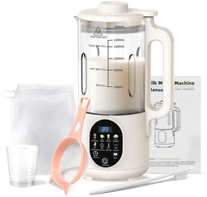 Nut Milk Maker Machine for Home Kitchen, 10 in 1 Automatic Nut Milk Maker with 20 Blades Nut Milk Maker Machine for Home Kitchen, 10 in 1 Automatic Nut Milk Maker with 20 Blades