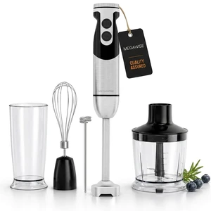 1000W Hand Blender,Multi-Attachment Immersion Blender with Chopper | 304 stainless steel components, BPA-free containers, ETL safety certification, low-noise motor and splash-proof blade guard 1000W Hand Blender,Multi-Attachment Immersion Blender with Chopper | 304 stainless steel components, BPA-free containers, ETL safety certification, low-noise motor and splash-proof blade guard