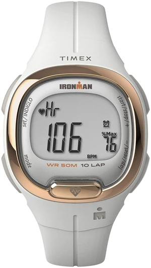 Timex Ironman Transit Watch with Activity Tracking & Heart Rate 33mm White with Resin Strap Timex Ironman Transit Watch with Activity Tracking & Heart Rate 33mm White with Resin Strap