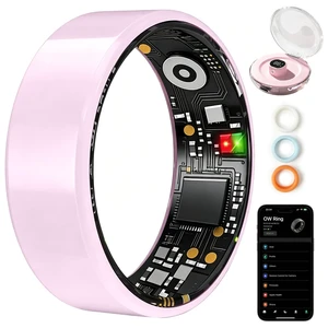 Osawalla Smart Ring for Women,AI Health Analysis,Fitness Tracker | Sleep Tracker,Health Ring,Heart Rate,Stress,Meditation Assistance,IP68 Waterproof,No Subscription Fee,Gifts for Women(Pink,9) Osawalla Smart Ring for Women,AI Health Analysis,Fitness Tracker | Sleep Tracker,Health Ring,Heart Rate,Stress,Meditation Assistance,IP68 Waterproof,No Subscription Fee,Gifts for Women(Pink,9)