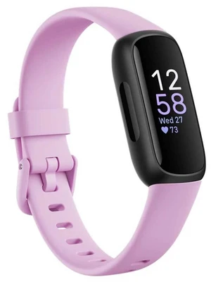 Fitbit Inspire 3 Fitness Tracker Advanced Health Insights with Stress Management, Workout Intensity & Sleep Tracking, 24/7 Heart Rate, Includes Small and Large Classic Bands (Lilac Bliss/Black) Fitbit Inspire 3 Fitness Tracker Advanced Health Insights with Stress Management, Workout Intensity & Sleep Tracking, 24/7 Heart Rate, Includes Small and Large Classic Bands (Lilac Bliss/Black)
