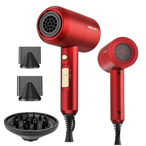 SHRATE Professional Ionic Hair Dryer with Diffuser & Nozzle | Low Noise | Compact Blow Dryer for Curly, Frizzy & All Hair Types | Gentle for Sensitive Hair | Design for Home, Travel, Women & Men SHRATE Professional Ionic Hair Dryer with Diffuser & Nozzle | Low Noise | Compact Blow Dryer for Curly, Frizzy & All Hair Types | Gentle for Sensitive Hair | Design for Home, Travel, Women & Men