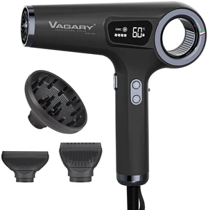 VAGARY High Speed Ionic Hair Dryer with Diffuser, 110000 RPM Brushless Motor Blow Dryer, 500 Million Negative Ions Fast Drying for Women, Low Noise Dryer for Smooth Frizz-Free HairBlack VAGARY High Speed Ionic Hair Dryer with Diffuser, 110000 RPM Brushless Motor Blow Dryer, 500 Million Negative Ions Fast Drying for Women, Low Noise Dryer for Smooth Frizz-Free HairBlack