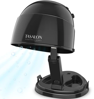 TASALON Portable Height Adjustable Hooded Hair Dryer, Black | 1875W power with 3 heating settings, ideal for salon and home hair styling TASALON Portable Height Adjustable Hooded Hair Dryer, Black | 1875W power with 3 heating settings, ideal for salon and home hair styling