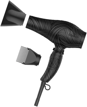 Conair The Curl Collective 1875 Watt Ionic Ceramic Hair Dryer, Black, 18" Conair The Curl Collective 1875 Watt Ionic Ceramic Hair Dryer, Black, 18"
