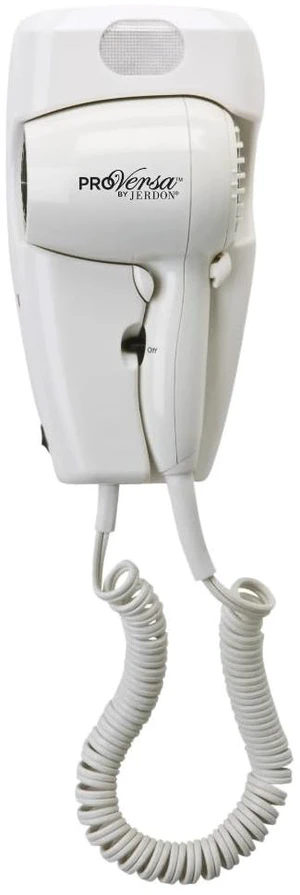 Jerdon Wall-Mount Hair Dryer - Plug-in with Night Light - White - JWM8C | 50" Power Cord, Night Light, Hotel-Style Wall-Mount Blow Dryer Jerdon Wall-Mount Hair Dryer - Plug-in with Night Light - White - JWM8C | 50" Power Cord, Night Light, Hotel-Style Wall-Mount Blow Dryer