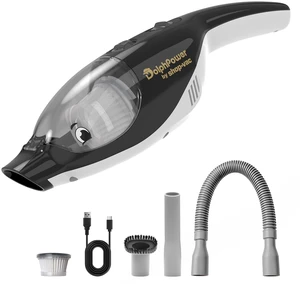 Shop-Vac DolphPower Handheld Vacuum, 4500 Pa Cordless Mini Vacuum, Black | Cute Dolphin-Shaped Vacuum Rechargeable with Multiple Nozzles, Portable Vacuum for Home & Car, Lightweight & Compact Shop-Vac DolphPower Handheld Vacuum, 4500 Pa Cordless Mini Vacuum, Black | Cute Dolphin-Shaped Vacuum Rechargeable with Multiple Nozzles, Portable Vacuum for Home & Car, Lightweight & Compact