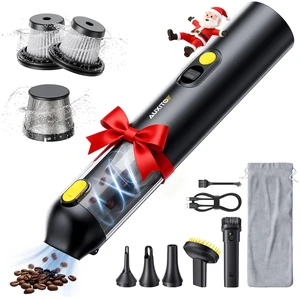 AUXITO Car Vacuum Portable Cordless 4-in-1 Handheld Vacuum 14000Pa | Electric Compressed Air Duster Blower, Handheld Vacuum Cleaner for Car, Home, Desk, Pet, Office, Ideal Gifts for Men & Women AUXITO Car Vacuum Portable Cordless 4-in-1 Handheld Vacuum 14000Pa | Electric Compressed Air Duster Blower, Handheld Vacuum Cleaner for Car, Home, Desk, Pet, Office, Ideal Gifts for Men & Women