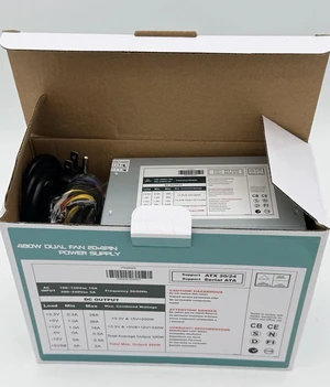 Logisys PS480D 20/24 pin Switching 480W Power Supply Logisys PS480D 20/24 pin Switching 480W Power Supply