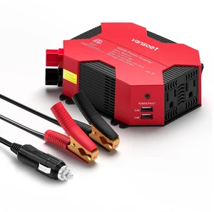 500 Watt Car Power Inverter DC 12V to AC 110V Car Plug Inverter Adapter Power Converter with 4 USB Charging Ports and 2 AC Outlets Car Charger 500 Watt Car Power Inverter DC 12V to AC 110V Car Plug Inverter Adapter Power Converter with 4 USB Charging Ports and 2 AC Outlets Car Charger