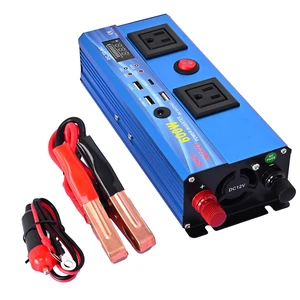 600W Continous Output Power Inverter DC 12V to 110V AC Converter | With 4 USB Ports, 2 AC Outlets, 1 DC Output, LED Display for Road Trip, Camping, RV, Truck, Car, Pickup Truck 600W Continous Output Power Inverter DC 12V to 110V AC Converter | With 4 USB Ports, 2 AC Outlets, 1 DC Output, LED Display for Road Trip, Camping, RV, Truck, Car, Pickup Truck