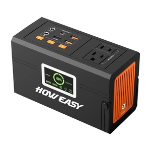 HOWEASY Portable Power Station 127W,Solar Generator(Solar Panel Optional) | 88.8Wh Power Supply with 110V AC Outlet, 1*Type-C, 2*QC3.0, Solar Powered Generator for Emergency Backup, Camping HOWEASY Portable Power Station 127W,Solar Generator(Solar Panel Optional) | 88.8Wh Power Supply with 110V AC Outlet, 1*Type-C, 2*QC3.0, Solar Powered Generator for Emergency Backup, Camping