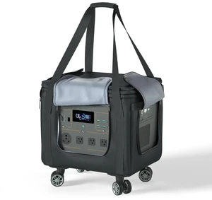 Santiano Power Station Bag,Easy to Carry,360° Removeable Wheels,Sailing Class -900D Waterproof Oxford Cloth,15*12*13in,Protect to 1200w-1800w Power Station,Outdoor Work, Travel, Fishing, RV, Camping Santiano Power Station Bag,Easy to Carry,360° Removeable Wheels,Sailing Class -900D Waterproof Oxford Cloth,15*12*13in,Protect to 1200w-1800w Power Station,Outdoor Work, Travel, Fishing, RV, Camping