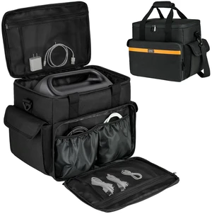 Travel Carrying Case Bag Fits for Jackery Explorer 2000 v2/2000 Plus v2/1500/1500 Ultra/ECOFLOW DELTA 2/Anker SOLIX C1000 Gen 2/BLUETTI AC180/Elite 200 V2 Portable Power Station,Cable & Accessories Travel Carrying Case Bag Fits for Jackery Explorer 2000 v2/2000 Plus v2/1500/1500 Ultra/ECOFLOW DELTA 2/Anker SOLIX C1000 Gen 2/BLUETTI AC180/Elite 200 V2 Portable Power Station,Cable & Accessories