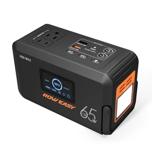 HOWERASY Portable Power Station 98Wh, 135W(270W Peak) Solar Generator | 65W USB-C Fast Charging with AC Outlet Solar Power Bank, 7 Outlet , Power Bank with LED, Phone, Laptop for Home/Camping HOWERASY Portable Power Station 98Wh, 135W(270W Peak) Solar Generator | 65W USB-C Fast Charging with AC Outlet Solar Power Bank, 7 Outlet , Power Bank with LED, Phone, Laptop for Home/Camping