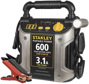 STANLEY J309 600 Amp Jump Starter | Portable Power Station 3.1A USB Ports STANLEY J309 600 Amp Jump Starter | Portable Power Station 3.1A USB Ports