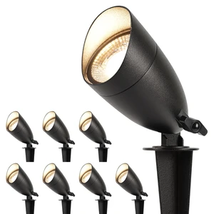 LUTEC 12V Low Voltage Landscape Lighting, Die-cast Aluminum Spot Lights with Connectors, IP65 Waterproof Outdoor Landscape Spotlights, 5W 550LM Warm White 3000K for Tree Garden Yard Pathway, 8 Pack LUTEC 12V Low Voltage Landscape Lighting, Die-cast Aluminum Spot Lights with Connectors, IP65 Waterproof Outdoor Landscape Spotlights, 5W 550LM Warm White 3000K for Tree Garden Yard Pathway, 8 Pack