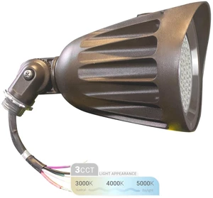 NUWATT 25W Bronze LED Bullet Spot Light for Outdoor Landscapes, CCT 30K-50K | 3000K/4000K/5000K Selectable, 3500 LM Bright Lights for Yard, 1/2" Knuckle Mount, 120-277V Waterproof Flag Pole Light, ETL NUWATT 25W Bronze LED Bullet Spot Light for Outdoor Landscapes, CCT 30K-50K | 3000K/4000K/5000K Selectable, 3500 LM Bright Lights for Yard, 1/2" Knuckle Mount, 120-277V Waterproof Flag Pole Light, ETL