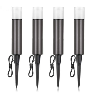 Gardenients Outdoor Landscape Lights - Low Voltage Aluminum Construction, Waterproof 12V 3W 3000K Warm-Yellow Light (4-Pack)