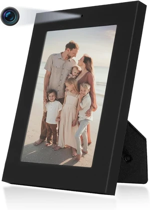 Tkiplay HD 1080P Hidden Spy Security Camera Picture Frame, No WiFi Needed | Battery Powered Indoor Hidden Spy Camera for Home with Loop Recording, Motion Detection (Doesn't Record Sound)