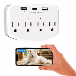 1080P HD WiFi Nanny Spy Cam, Wall Outlet Hidden Camera for Home Security | with Motion Detection, Remote Monitoring, Continuous Loop Recording, SD Card Storage, No Audio 1080P HD WiFi Nanny Spy Cam, Wall Outlet Hidden Camera for Home Security | with Motion Detection, Remote Monitoring, Continuous Loop Recording, SD Card Storage, No Audio