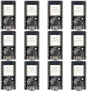 hiBCTR 12-Pack ESP32-DevKitC-32 Development Board, Type-C, 38-Pin | ESP-32D chip, WiFi and Bluetooth dual-core, for IoT, smart home, and MCU development projects hiBCTR 12-Pack ESP32-DevKitC-32 Development Board, Type-C, 38-Pin | ESP-32D chip, WiFi and Bluetooth dual-core, for IoT, smart home, and MCU development projects