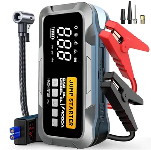 HAONINYUE 4000A Jump Starter with Air Compressor, 150PSI for Car | Portable tire inflator, emergency jump starter, fits cars, SUVs & pickup trucks HAONINYUE 4000A Jump Starter with Air Compressor, 150PSI for Car | Portable tire inflator, emergency jump starter, fits cars, SUVs & pickup trucks