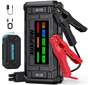 AVAPOW TJ18 Car Jump Starter - 5000A 12V Battery Jumper Starter Portable | 4"HD Display,Jump Box,USB Ports,For 8.0L Gas & Diesel Engines AVAPOW TJ18 Car Jump Starter - 5000A 12V Battery Jumper Starter Portable | 4"HD Display,Jump Box,USB Ports,For 8.0L Gas & Diesel Engines