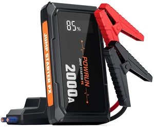 Powrun P-X Jump Starter, 2000A Portable Jump Box - Car Jump Starter Battery Pack for up to 6.0L Gas and 5.0L Diesel Engines, 12V Battery Jump Starter with Carry Bag Powrun P-X Jump Starter, 2000A Portable Jump Box - Car Jump Starter Battery Pack for up to 6.0L Gas and 5.0L Diesel Engines, 12V Battery Jump Starter with Carry Bag