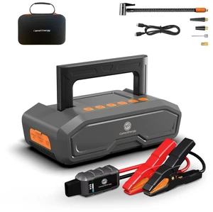 Jump Starter with Air Compressor, 4000A Peak Car Battery Jumper for 9L Gas, 8L Diesel - Portable 12V Battery Charger Booster with 150 PSI Tire Inflator, Jump Box Car Battery Jumper Starter Portable