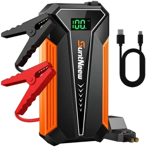 SuntNeew Car Battery Jump Starter 1500A 12V Lithium Jump Pack Portable | Jumpstarter Battery Booster Pack with Jumper Cables Power Bank 8000mAh, Up to 6.0L Gas/3.0L Diesel for Car Motorcycle SuntNeew Car Battery Jump Starter 1500A 12V Lithium Jump Pack Portable | Jumpstarter Battery Booster Pack with Jumper Cables Power Bank 8000mAh, Up to 6.0L Gas/3.0L Diesel for Car Motorcycle