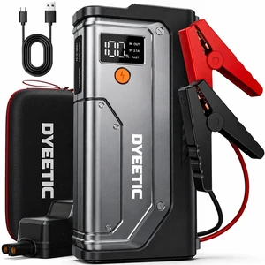 Dyeetic 6000A Car Jump Starter for 10.0L Gas & 8.0L Diesel, 800LM LED Light | Car Starter Smart Jumper Cables, Car Battery Booster Pack Power Bank, USB QC3.0,Jump Box,Battery Booster Power Pack Dyeetic 6000A Car Jump Starter for 10.0L Gas & 8.0L Diesel, 800LM LED Light | Car Starter Smart Jumper Cables, Car Battery Booster Pack Power Bank, USB QC3.0,Jump Box,Battery Booster Power Pack