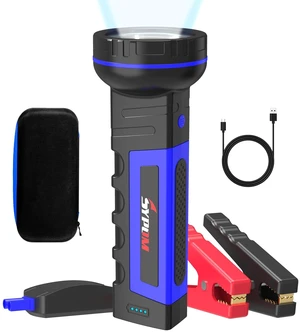 SYPOM 3000A Car Battery Jump Starter, 12V Car Jumper Starter Portable (up to 8.5L Gas and 8.0L Diesel Engine), Jump Box with LED Light SYPOM 3000A Car Battery Jump Starter, 12V Car Jumper Starter Portable (up to 8.5L Gas and 8.0L Diesel Engine), Jump Box with LED Light