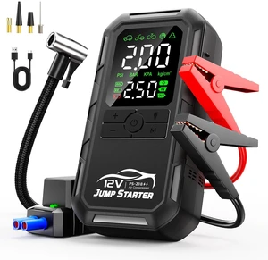 10-in-1 Car Battery Jump Starter with Air Compressor 8000A 160PSI Portable Car Jumper Starter (All Gas 12L Diesel), 12V Jump Box Car Battery Jump Starter Portable Jumper Cables, Lights (8000A) 10-in-1 Car Battery Jump Starter with Air Compressor 8000A 160PSI Portable Car Jumper Starter (All Gas 12L Diesel), 12V Jump Box Car Battery Jump Starter Portable Jumper Cables, Lights (8000A)
