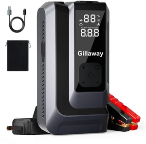 Q16B Jump Starter 4500A Car Jumper Starter Portable with 150PSI Tire Inflator, Battery Jumper Starter Portable, Air Compressor, Flashlight